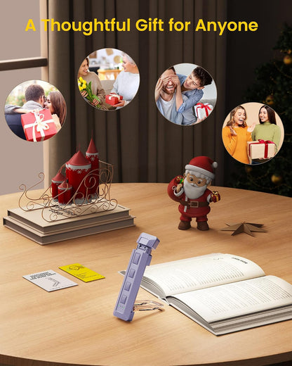Glocusent Extendable Book Light, Full-Page USB Rechargeable Reading Light