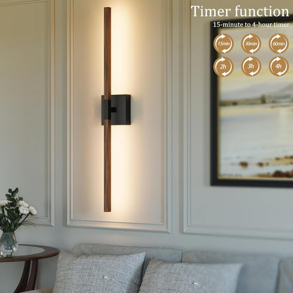 Rayogale Black Battery Operated Wall Sconce with Remote Control 8000mAh