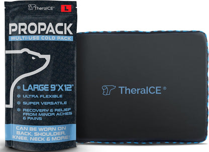 TheraICE PROpack Ice Pack for Injuries, Reusable Multipurpose Cold Gel 5x8 | Small 5x8 Multipurpose Cold Icepack For Aches & Pains - Great for Muscular Back Pain, Shoulder, Hip Knee