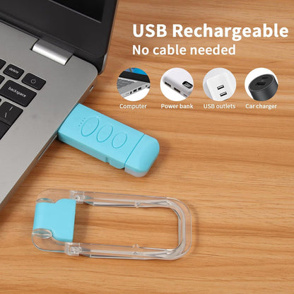 Rechargeable Book Light, Clip-On LED Reading Light, Eye-Caring