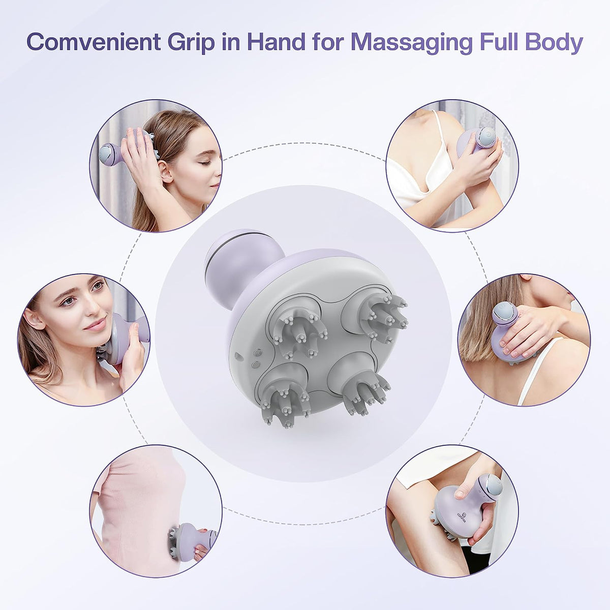 COMFIER Scalp Massager for Hair Growth, Electric Head Massager, Tangle-Free