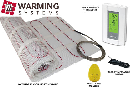 15 Sq Ft 120V Electric Floor Heating System Mat Kit