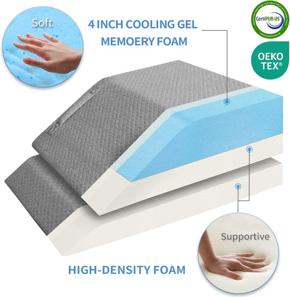 KingPavonini Adjustable Leg Elevation Pillows for Swelling & Pain Relief