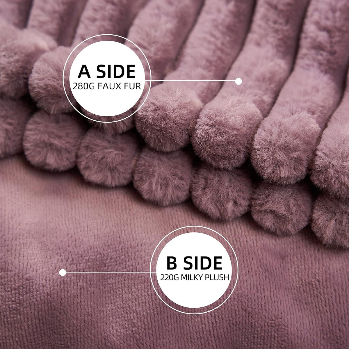 GOTCOZY Heated Blanket-Soft Plush Electric Blanket 50"X60"(Grey)