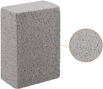 SEUNMUK 10 Pack Grill Stone Cleaning Brick Block, 3.9x2.8x1.6 Inch Gray Pumice Grill Cleaning Stone, Grill Clean Brick for Removing Stains, BBQ Grill