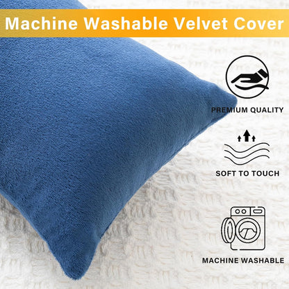 1 MIDDLE ONE 2 Pack Small Pillow, Memory Foam Mini Pillow 11 X 7 Inches for Travel, Sleeping, Nap and Neck, Knee, Lumbar Support, Tiny Cushion for Pet, Dogs (Grey)