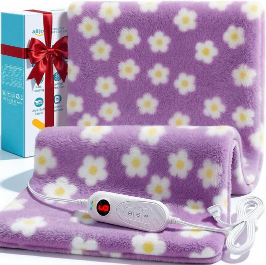 Heating Pad, ALLJOY Cute Heating Pad for Period Cramps & Back Pain, 24"X12"