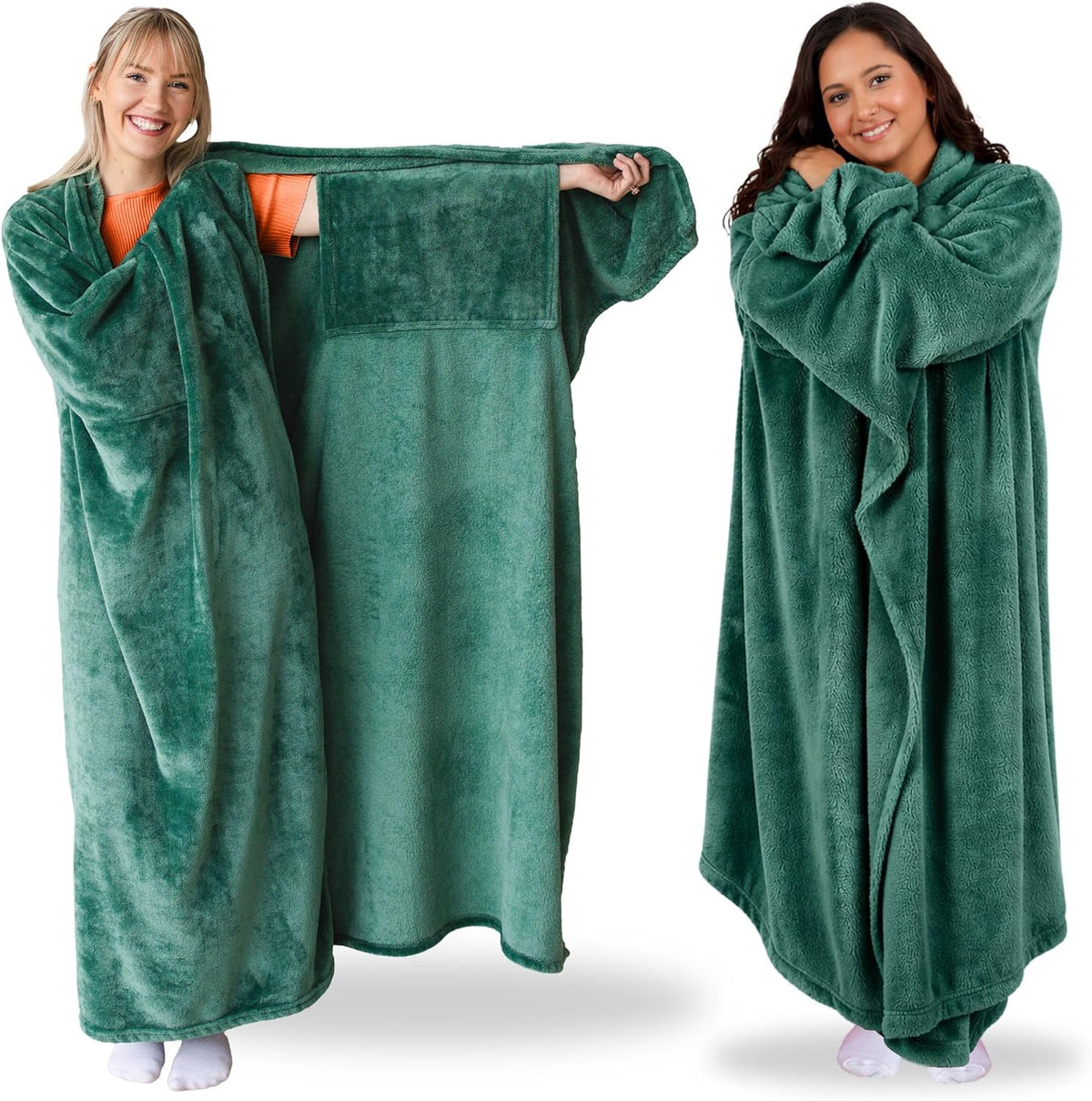 Super Blanky Wearable Blankets for Women & Men, Dorm Room Essentials, Gift for Her, Gifts for Women, Wife Birthday Gift Ideas