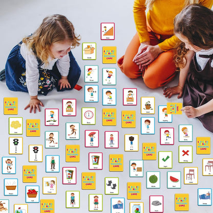 gisgfim 100 PCS Memory Matching Game Famous Paintings Concentration Memory Card for Adults Learning Educational Game A Fun & Fast Artworks Theme Matching Games