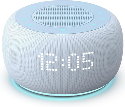 Buffbee Pro 2nd Gen| Sound Machine, Alarm Clock with Bluetooth Speaker
