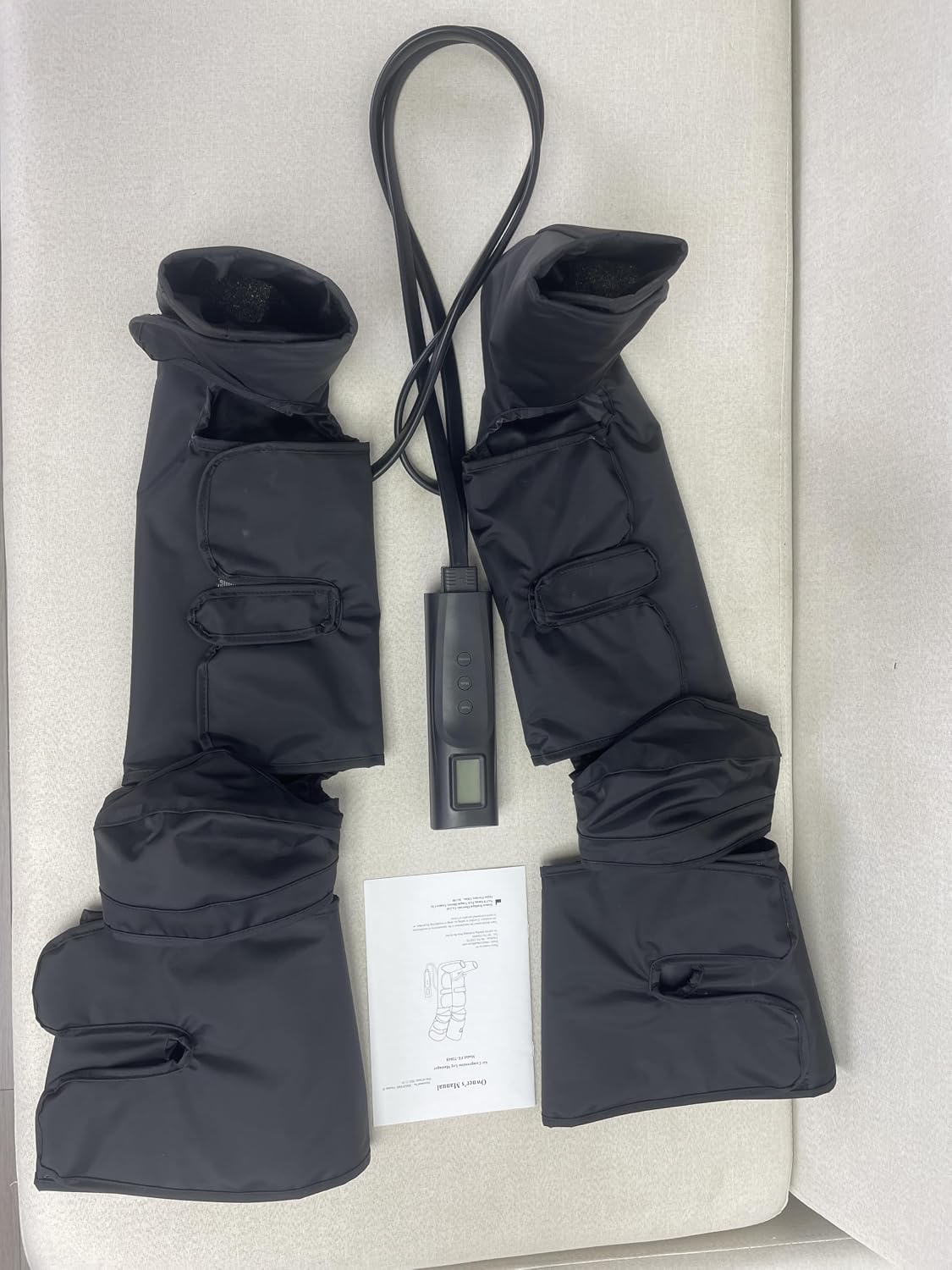 Leg Massager with Compression Black FE-7204B