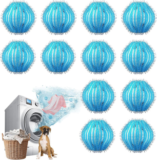 20Pcs Pet Hair Remover for Laundry, 1.4 inch Mini Ball Lint Traps | Effective Dryer Ball for Cat Dog Pet Hair in Clothes,Sheets,Towels, Lint Catcher for washing Machine Without Damaging Fabrics