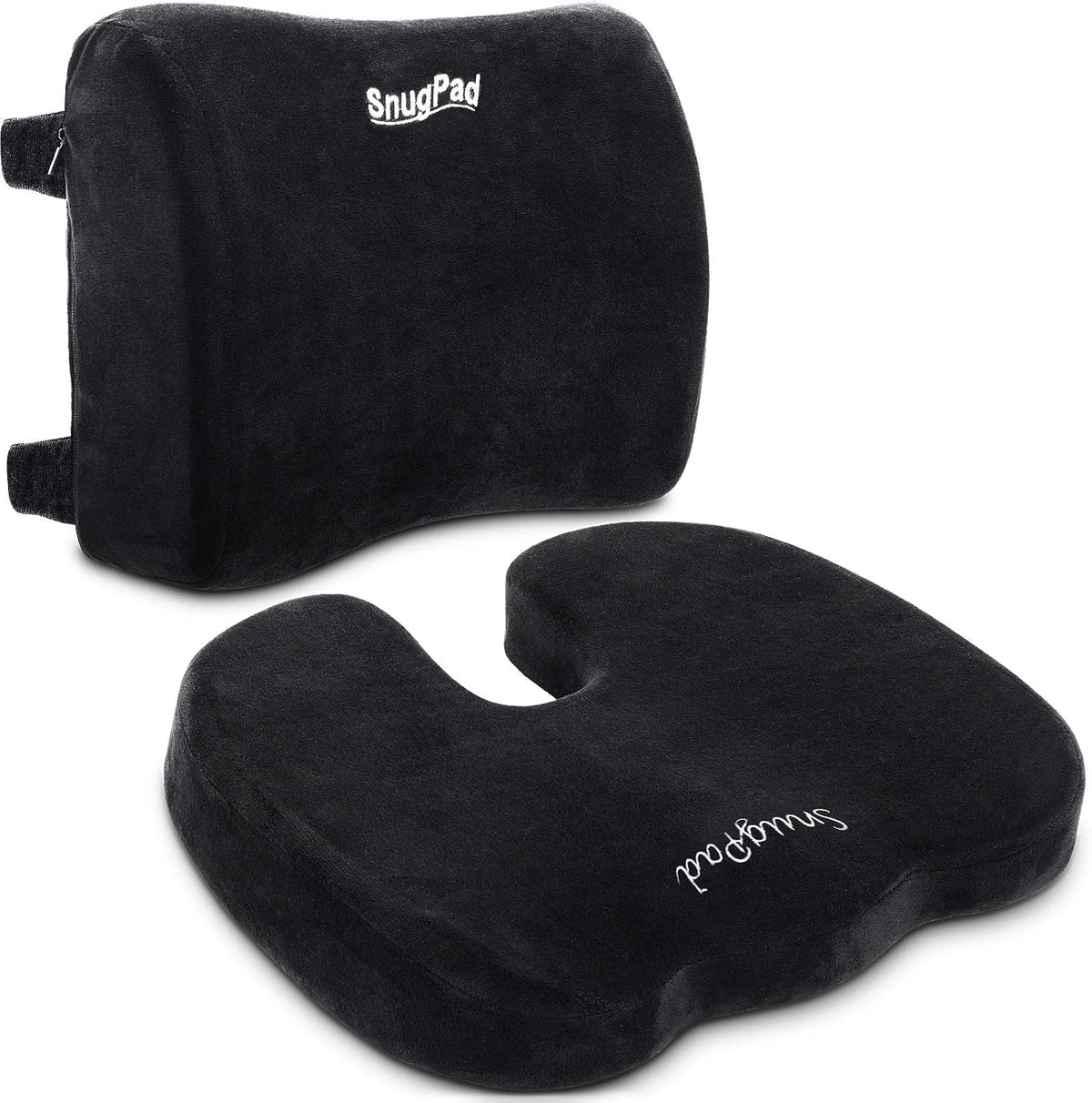 Upgraded Memory Foam Seat Cushion, for Sciatica, Back, Hip, and Tailbone Pain Relief, Firm Comfortable, Support for Office Chair, Wheelchair,Car. Nonslip Orthopedic Memory Foam Coccyx Cushion