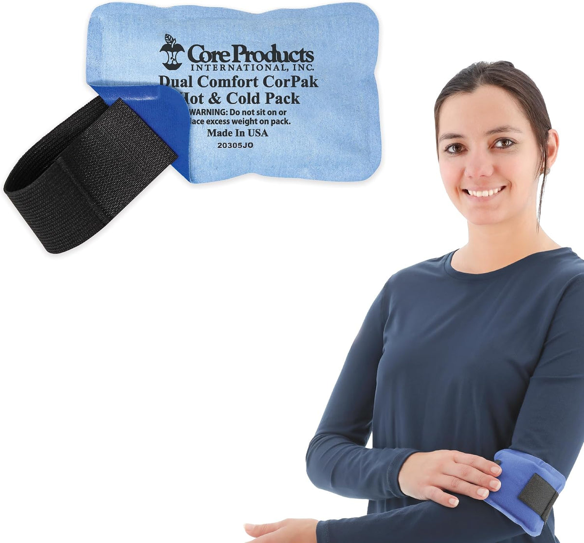 Reusable Hot & Cold Therapy Pack for Knee, Back, Shoulder & Ankle Pain (Cervical - 6 x 20 inch)