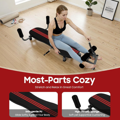 Back Stretch Decompression Bench Inversion Table for Home Workout | 330 lbs Capacity, Back Decompression, Home Gym Use