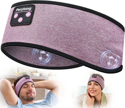 Sleep Headphones | Bluetooth 5.4 Headband | Wireless Earbuds Earphones Sweat Resistant with Ultra-Thin HD Stereo Speaker, Headphone Band for Side Sleepers Workout Running Tech Gadgets Unique Gifts
