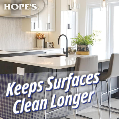 HOPE'S Perfect Kitchen Cleaner Spray - 32 Oz No-Residue All Purpose Cleaning Spray - Multisurface Degreaser for Counters, Stoves, Microwaves, and More - Pet and Home Safe - Pack of 1