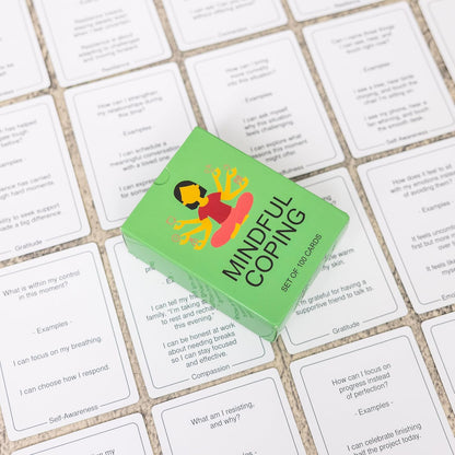 100 Mindful Work Cards – Mindfulness & Self‑Care Prompts for Professionals | Desk & Travel Deck for Stress Relief, Focus, Motivation & Well‑Being