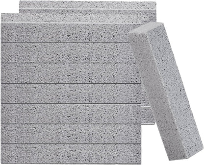 Riuja 14 Pack Pumice Stone Toilet Bowl Cleaner, Pumice Stone for Cleaning | Pumice Scouring Stick Removes Limescale, Hard Water Stains & Rust from Toilets, Tubs, Grills, Pools and More