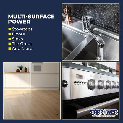 STARPOWER Heavy Duty Multi Surface Grease Remover, 24 Ounces | All Purpose, Oil, Grime Remover