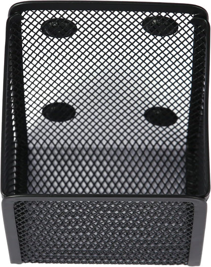 Magnetic Pencil Holder,Mesh Stainless Steel Pen Basket, Metal Writing Utensil Storage Organizer for Whiteboard,Blackboard,Kitchen, Locker, Home, or Office | Metal Writing Utensil Storage Organizer for Whiteboard,Blackboard,Kitchen, Locker, Home, or Office