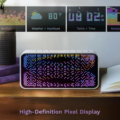 Dekala Bed Shaker Loud Alarm Clock for Heavy Sleepers Adults, Vibrating Dual Alarm Clocks for Bedrooms, Large Display Auto Dimmer,Temperature & Humidity Detect, 7-Day Programmable, Ideal Gift
