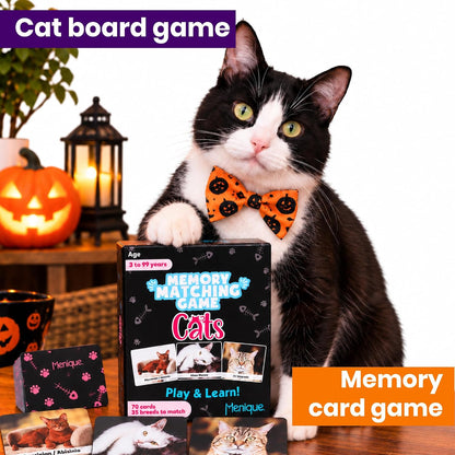 Menique Explore the World Memory Matching Game – Geography Game with 100 Photo Cards, 50 Countries, Flags & Landmarks – Travel Card Game with Educational Booklet, Ages 3+