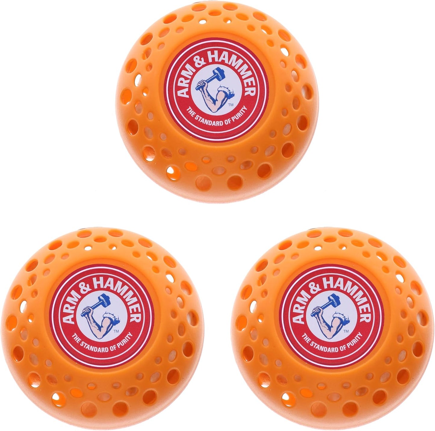 Arm & Hammer OdorBusterz® Odor Eliminator Balls, Clean Burst, 3 Count – Baking Soda Odor Control for Closets, Drawers, Hampers & Small Spaces