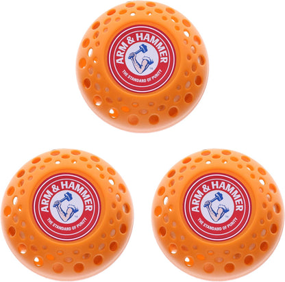 Arm & Hammer OdorBusterz® Odor Eliminator Balls, Clean Burst, 3 Count – Baking Soda Odor Control for Closets, Drawers, Hampers & Small Spaces