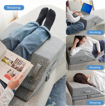 KingPavonini Adjustable Leg Elevation Pillows for Swelling & Pain Relief