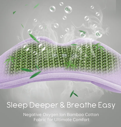 Sleep Mask with Headphones Bluetooth 5.4, TOPOINT 3D Eye Mask Blackout with Soft Bamboo Cotton for Side Sleepers Women Men, Sleep Headphones Earphones HD Speaker Microphone for Travel Meditation Gift