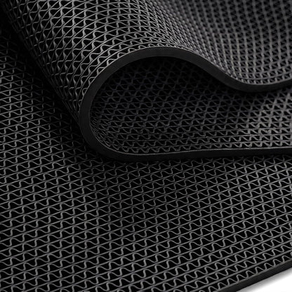 WochiTV Non Slip Drainage Mats PVC Pool Floor Mat 0.23'' Thick Outdoor Indoor Parking Space Mat for Bathroom Garage Basement Backyard Commercial Kitchen 3x16.6Ft