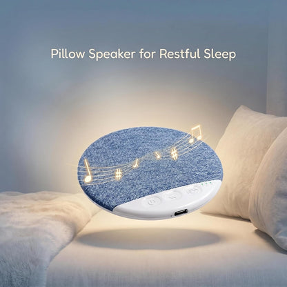 Dream Pillow Speaker, Ultra-Thin Bluetooth Sleep Speaker for Side Sleeper, Wireless Under Pillow Speaker for Sleeping, Partner-Friendly Noise Isolation for White Noise Music Audiobook