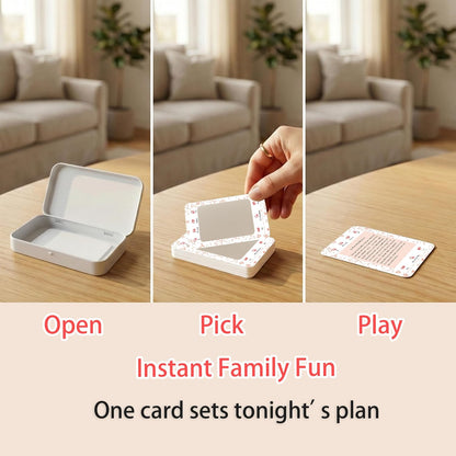 50 Screen-Free Scratch-Off Family Activity Cards | Fun family game night cards for kids and adults