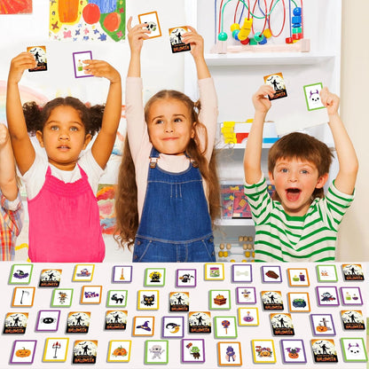 gisgfim 100 PCS Memory Matching Game Famous Paintings Concentration Memory Card for Adults Learning Educational Game A Fun & Fast Artworks Theme Matching Games