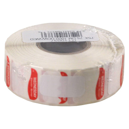 DayMark Safety Systems I132152 Day of The Week 3/4" Square Dissolvable Labels, Monday-Sunday, Label Dispenser Included (7,000 Labels)