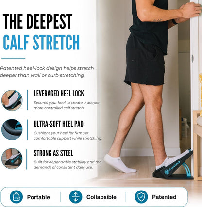 CalfPRO Slant Board for Calf Stretching - Deep Calf Stretcher & Foot Rocker