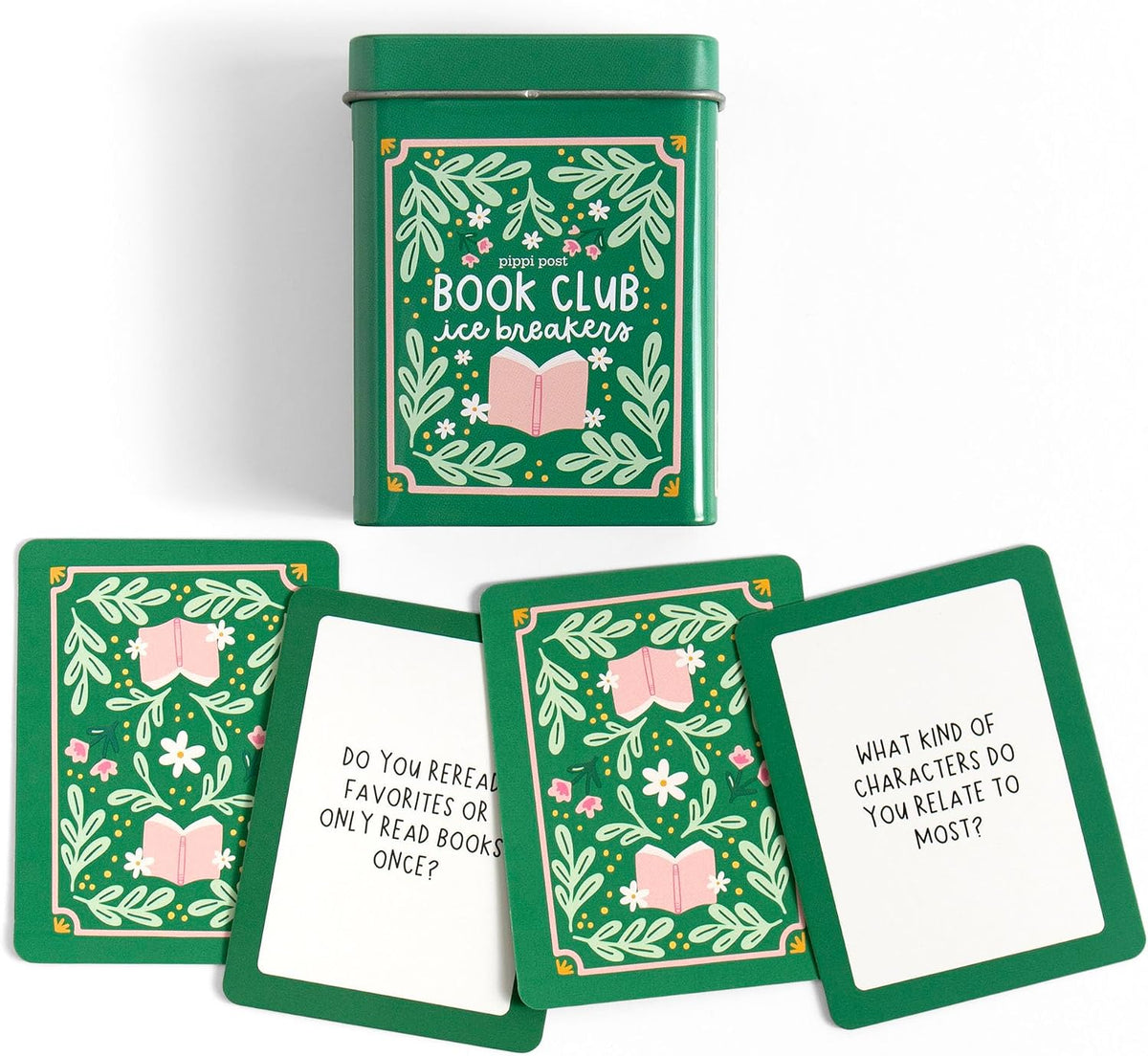 Pippi Post S'More Nature Conversation Cards with Tin, 50 Outdoor Prompts