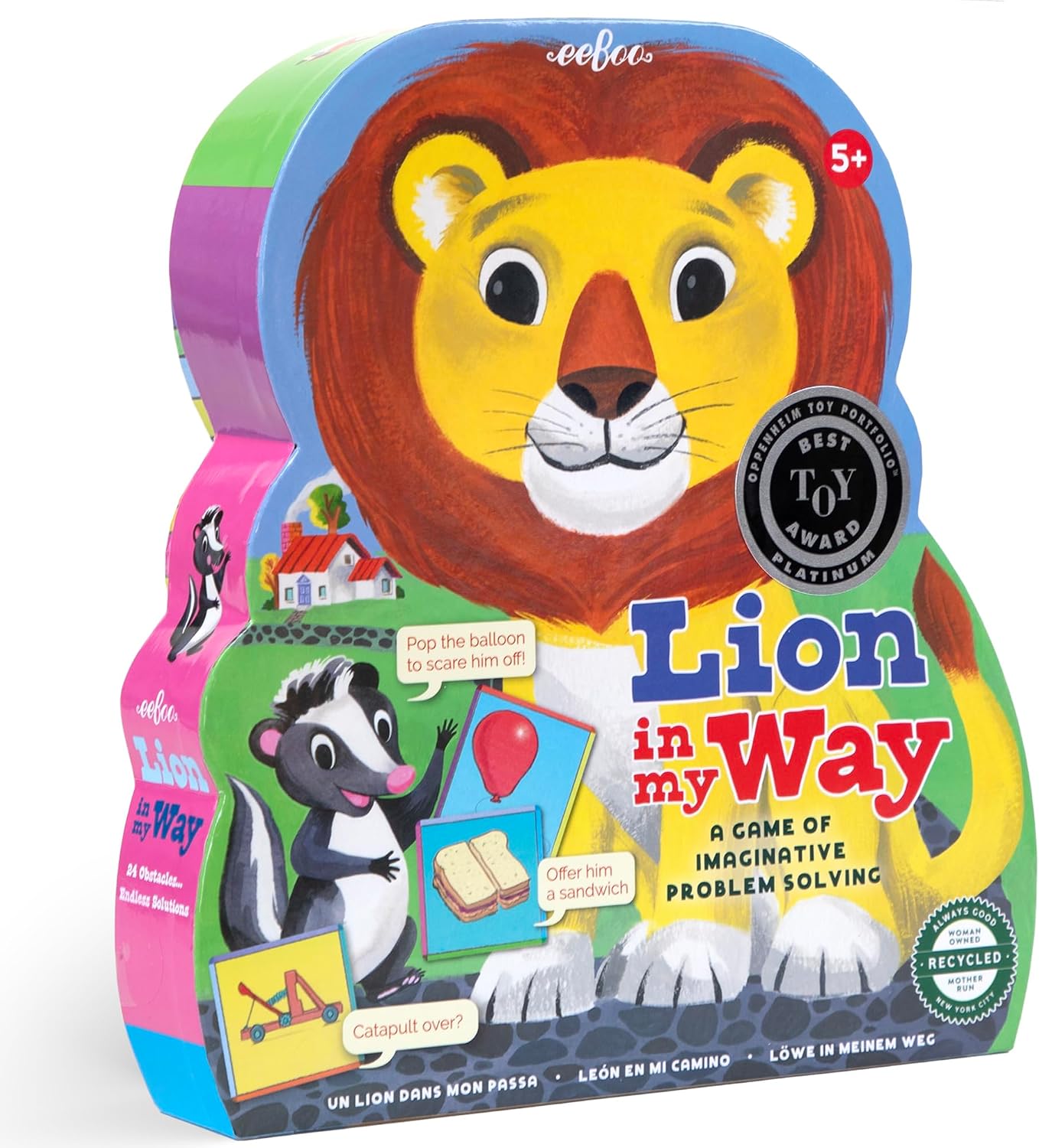 eeBoo Gathering a Garden Board Game - Award Winning Patience & Plant Counting Garden Game, Screen-Free Fun for 2-4 Players, Kids Ages 5 and up