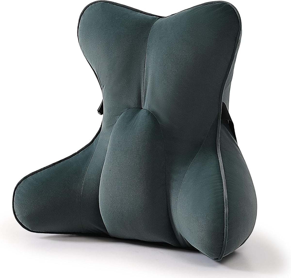 Back Pillow for Couch and Recliner, Lumbar Support Pillow for Sofa Sitting, Back Support Cushion for Office Chair, Ergonomic Back Cushion for Sitting Comfort, Slate Blue