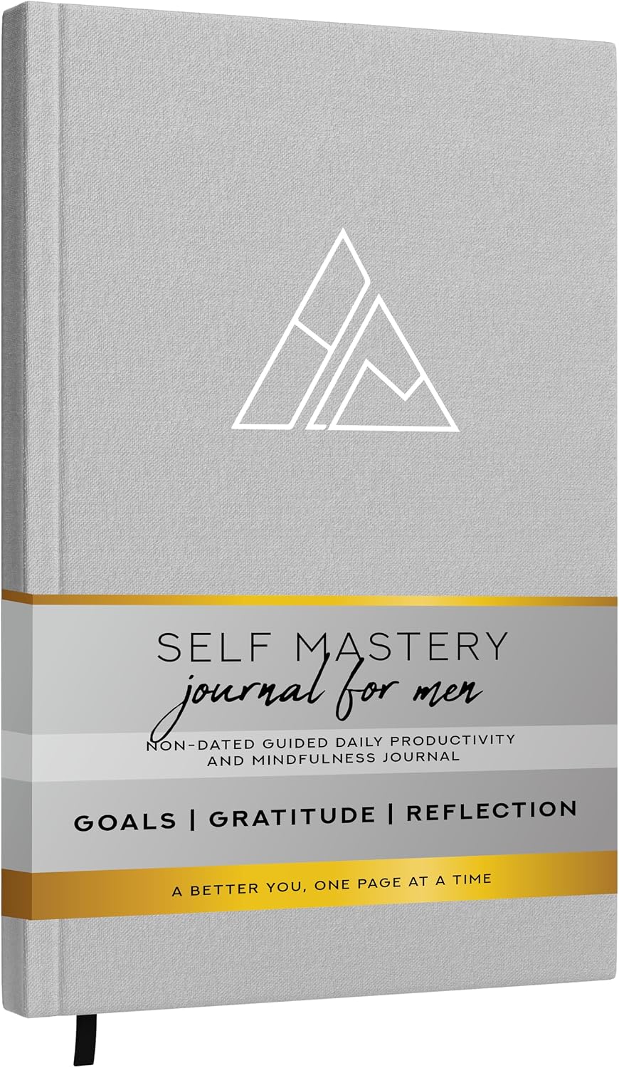 Self-Mastery Journal for Men with Prompts - 13 Week Guided Gratitude Journal - 5 Minute Journal - Reflection Manifestation Journals for Mindfulness - Self Care Journal - Goal Journal for Women & Men