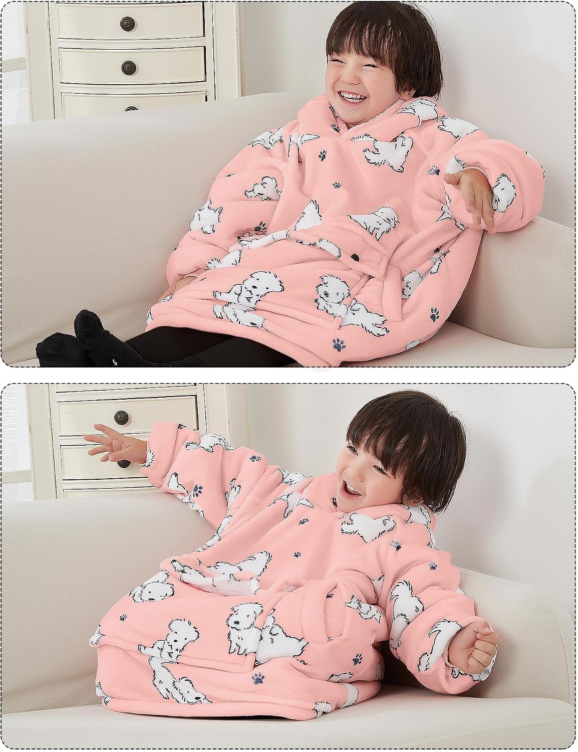 Wearable Blanket Hoodie for Adults With Pocket Strawberry Hoodie | Sherpa, Fuzzy Blanket Hoodie, Oversized Sweatshirt Blanket, Kangaroo Pouch, Cute Birthday Gifts for Sister, Cute Stuff
