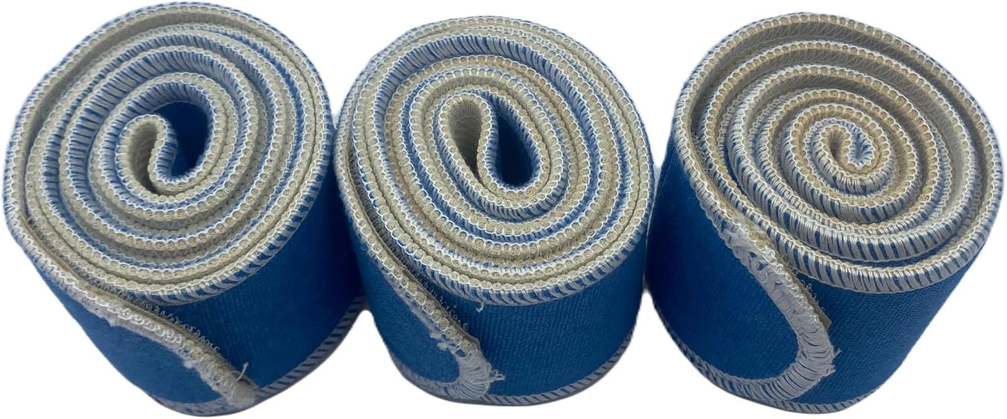 Therapeutic Treatment Wrap, 3 Count Pack, Binder Tape Like Wrap, Elastic Stretch, Effectively Holds Moist Heat Packs, Heating Packs, Cold Packs and Electrodes in Place (2.5" W x 24" L)