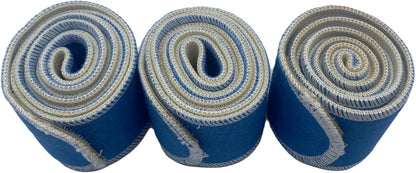 Therapeutic Treatment Wrap, 3 Count Pack, Binder Tape Like Wrap, Elastic Stretch, Effectively Holds Moist Heat Packs, Heating Packs, Cold Packs and Electrodes in Place (2.5" W x 24" L)