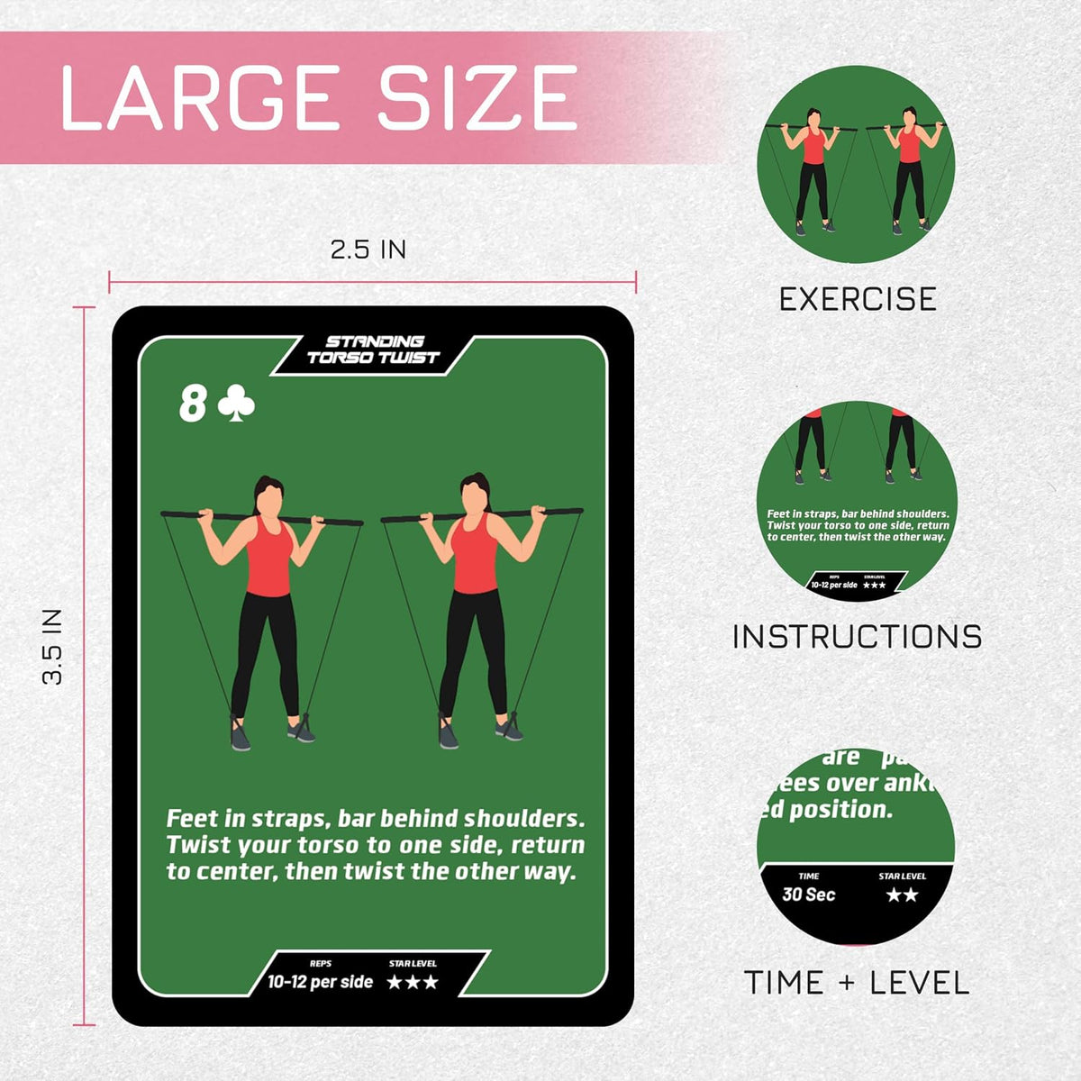 BREAKING LIMITS Workout Cards Deck - Bodyweight Exercise & Pilates Cards