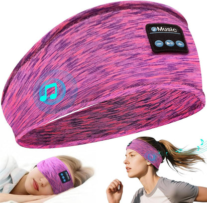 AONESY Bluetooth Headband for Sleeping, Headband Headphones for Side Sleepers & Sports, Washable & Wireless Music Headband with Secure Fit for Running, Workout, Gym, Yoga - Great Gift