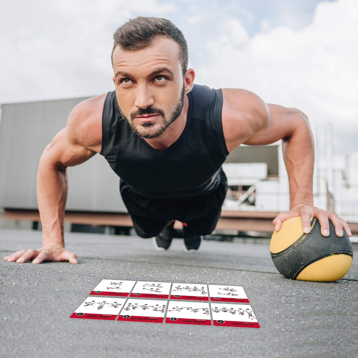 NewMe Fitness Pilates Workout Cards, Fitness Deck for Women and Men