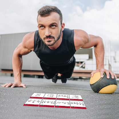 NewMe Fitness Pilates Workout Cards, Fitness Deck for Women and Men