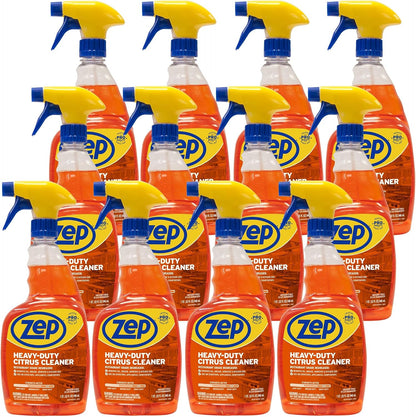 Zep Heavy-Duty Citrus Degreaser Cleaner Concentrate - 1 Gallon (1 Unit) ZUCIT128 - Restaurant Grade Degreaser and Cleaner Removes Oil, Grease, Adhesive, and Kitchen Soil