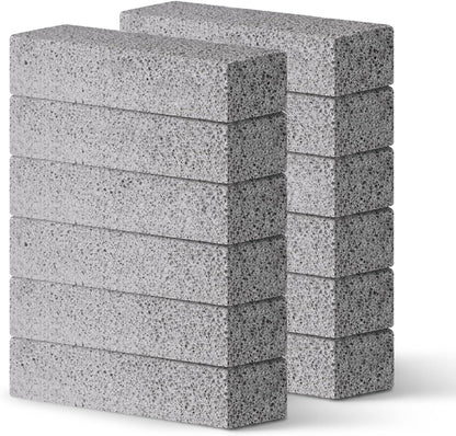 6 Pack Pumice Stone for Toilet Cleaning, Hard Water Rings & Stains | Bowl Stick,Powerfully Cleans Hard Water Rings, Calcium Buildup & Stains, Suitable for Cleaning Toilet, Bathtubs